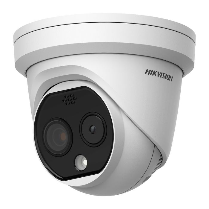 Caméra à tourelle réseau bi-spectre thermique et optique Hikvision